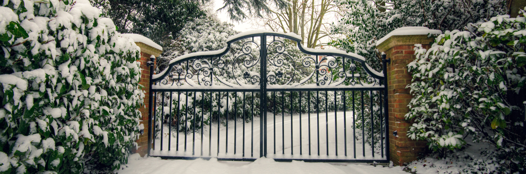 Protecting electric gates from the elements